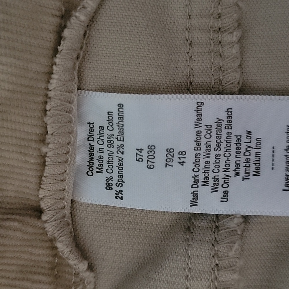 ColdwaterCreek elastic waist cords, size 16. - Picture 4 of 4
